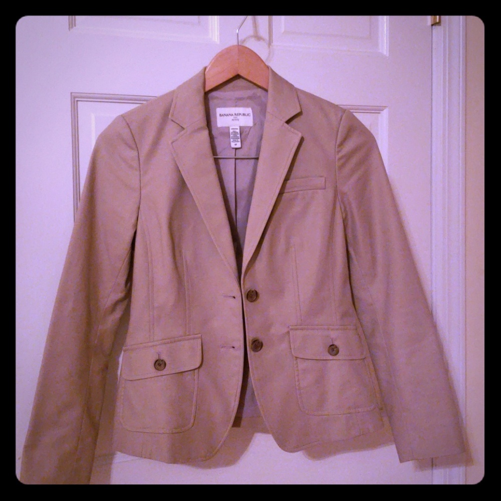 Banana Republic Beige/Cream Blazer